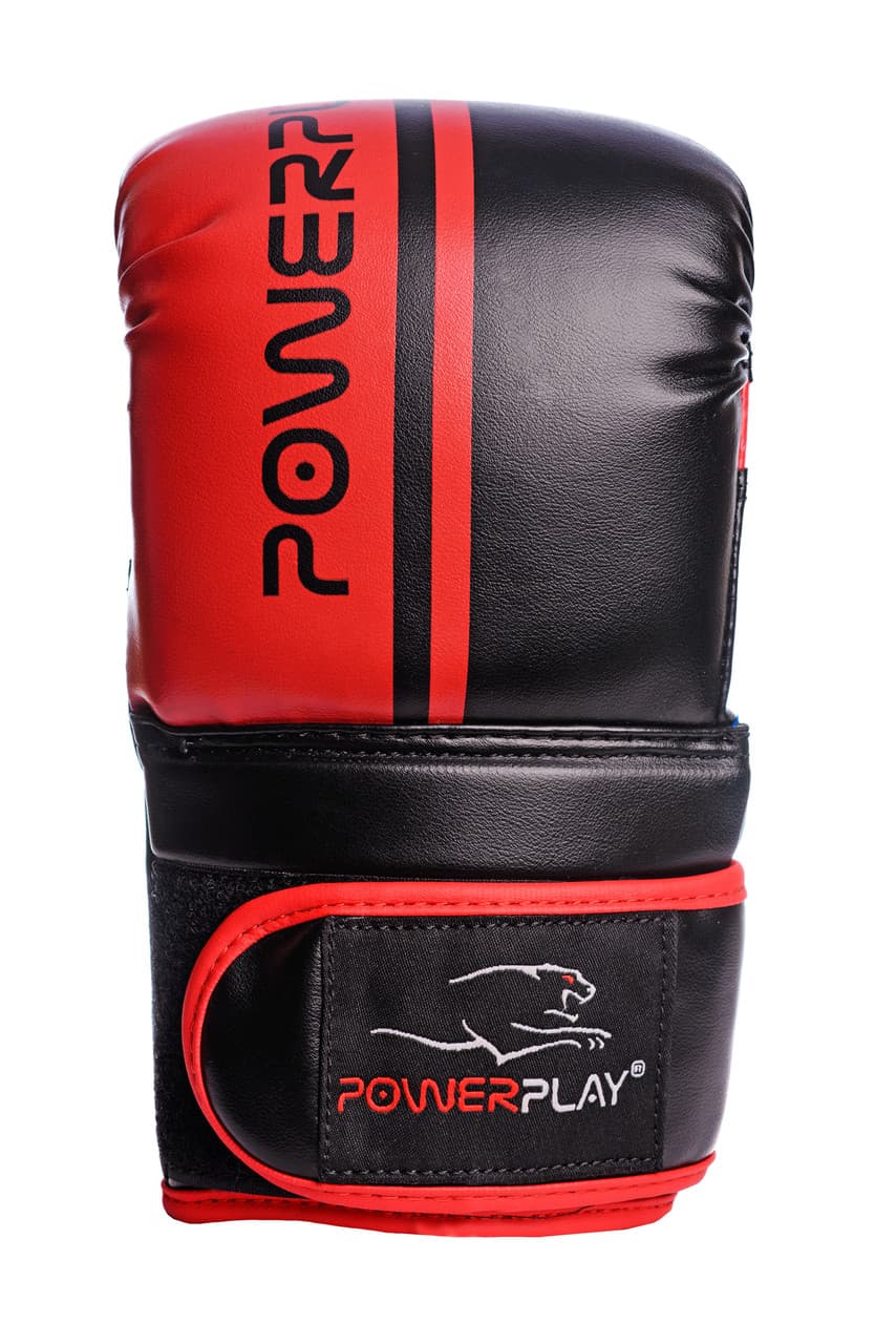 Снарядні рукавиці PowerPlay 3025 Чорно-Червоні S