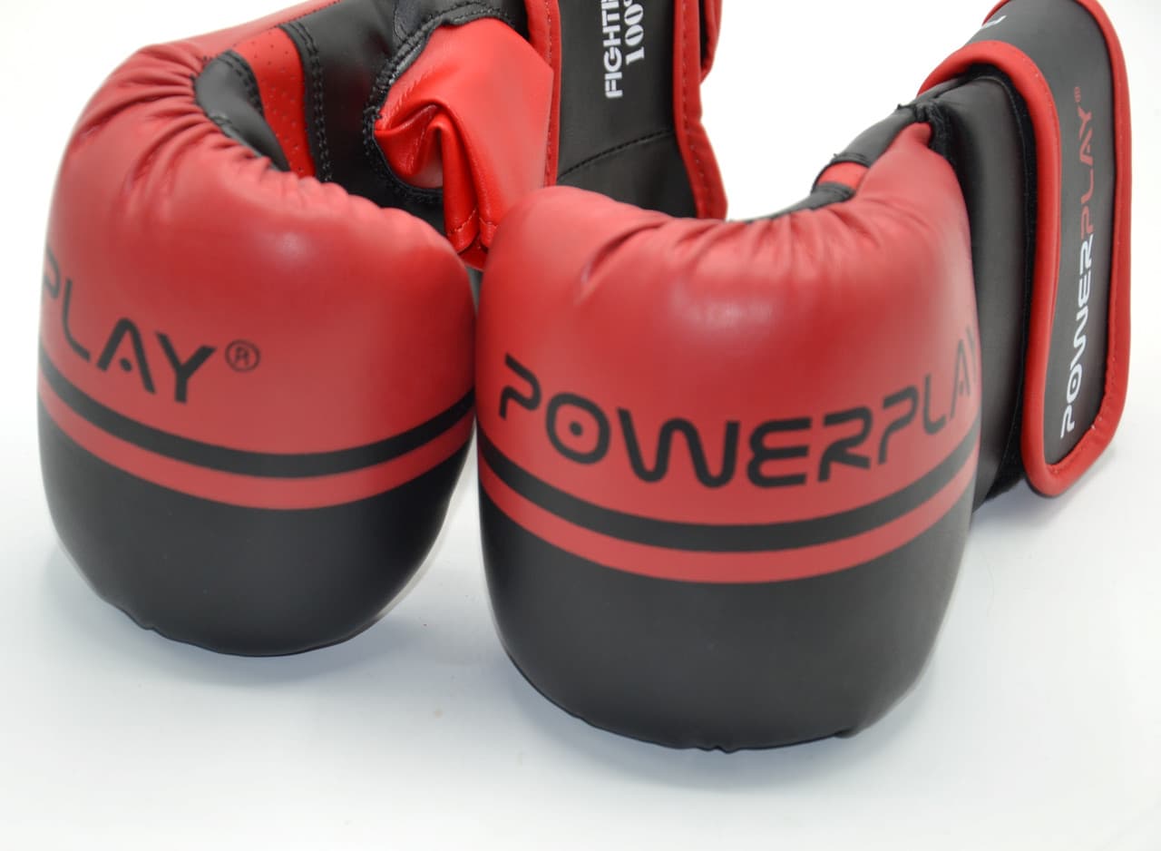 Снарядні рукавиці PowerPlay 3025 Чорно-Червоні S