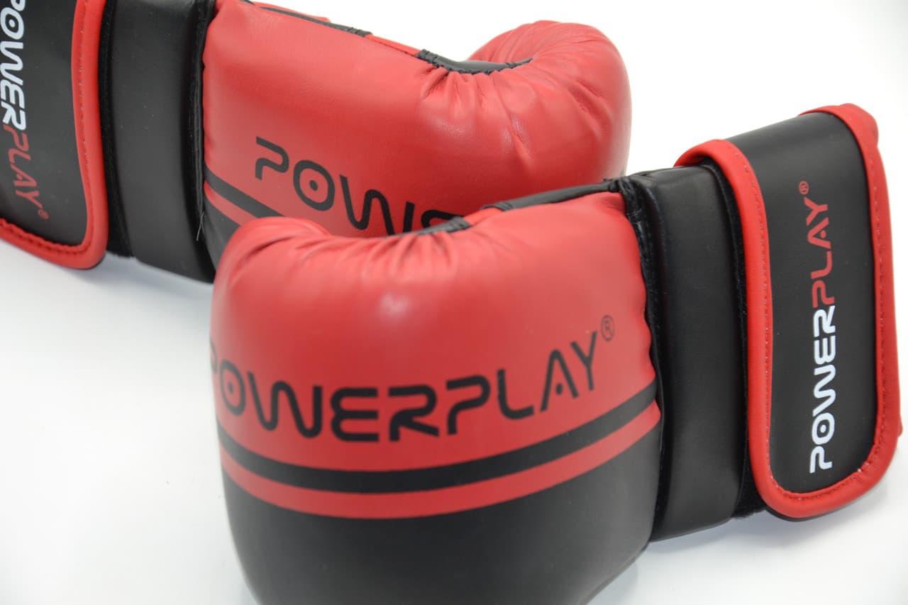 Снарядні рукавиці PowerPlay 3025 Чорно-Червоні S